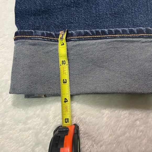 American Eagle Outfitters Super High Rise Stretch Straight Leg Blue Jeans - Picture 10 of 11